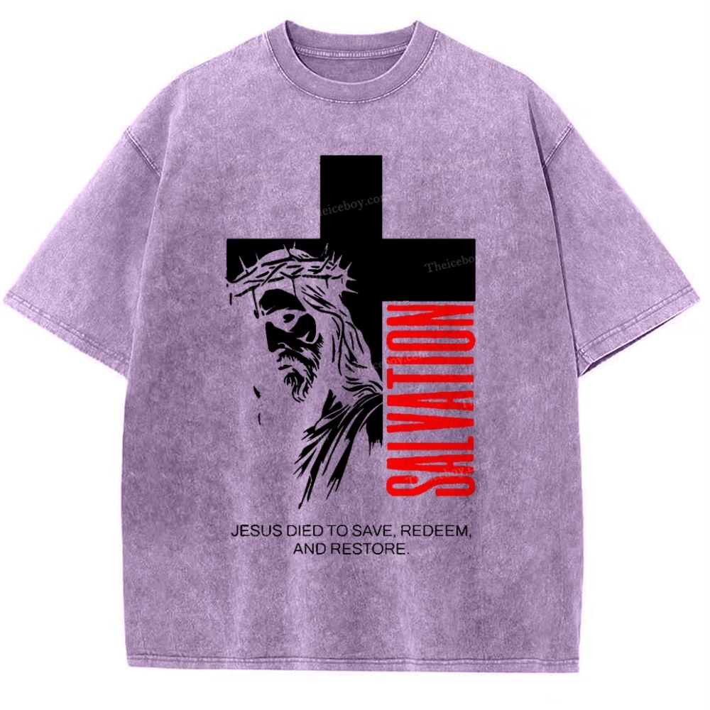 Salvation Snowflake Vintage Washed T-Shirt