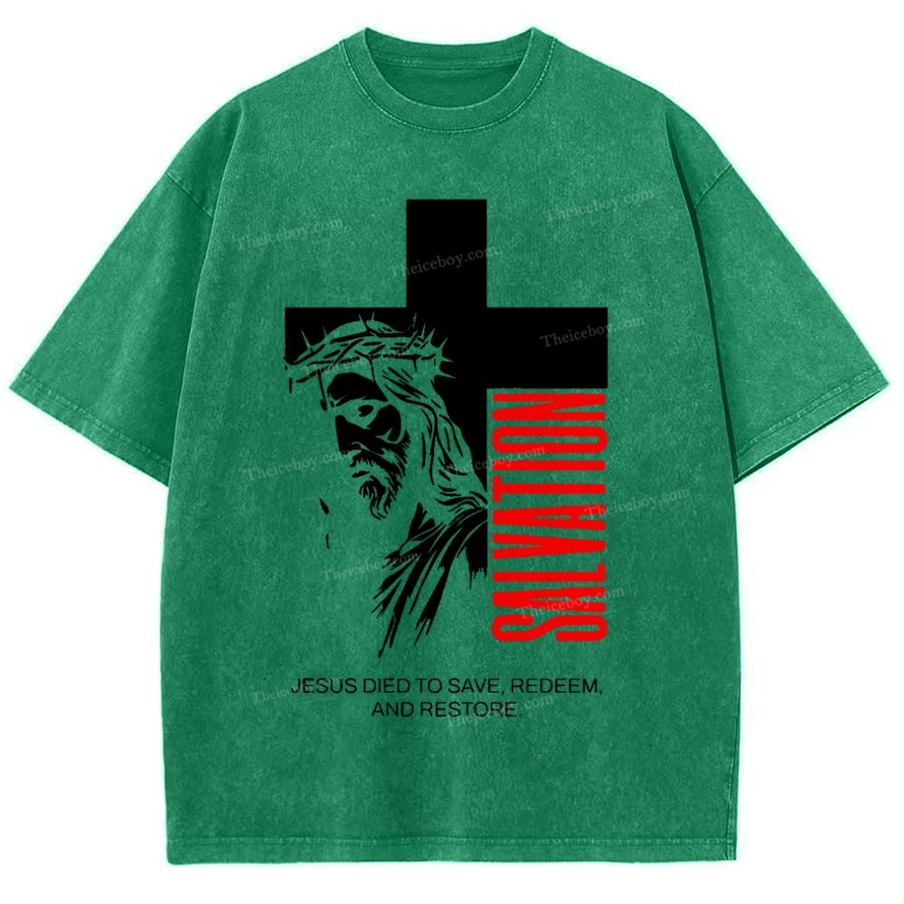 Salvation Snowflake Vintage Washed T-Shirt