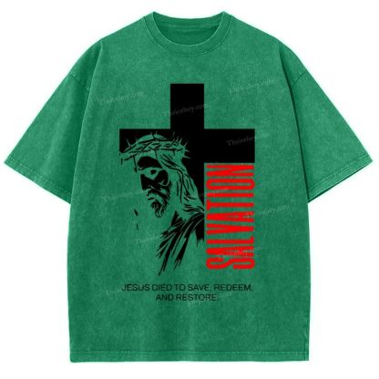 Salvation Snowflake Vintage Washed T-Shirt