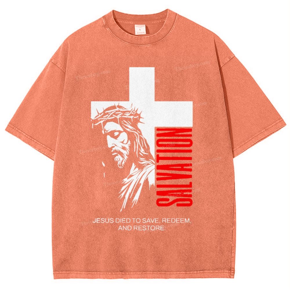 Salvation Snowflake Vintage Washed T-Shirt