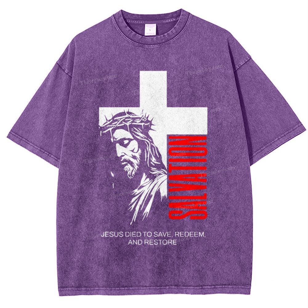 Salvation Snowflake Vintage Washed T-Shirt