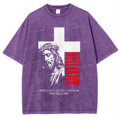 Salvation Snowflake Vintage Washed T-Shirt