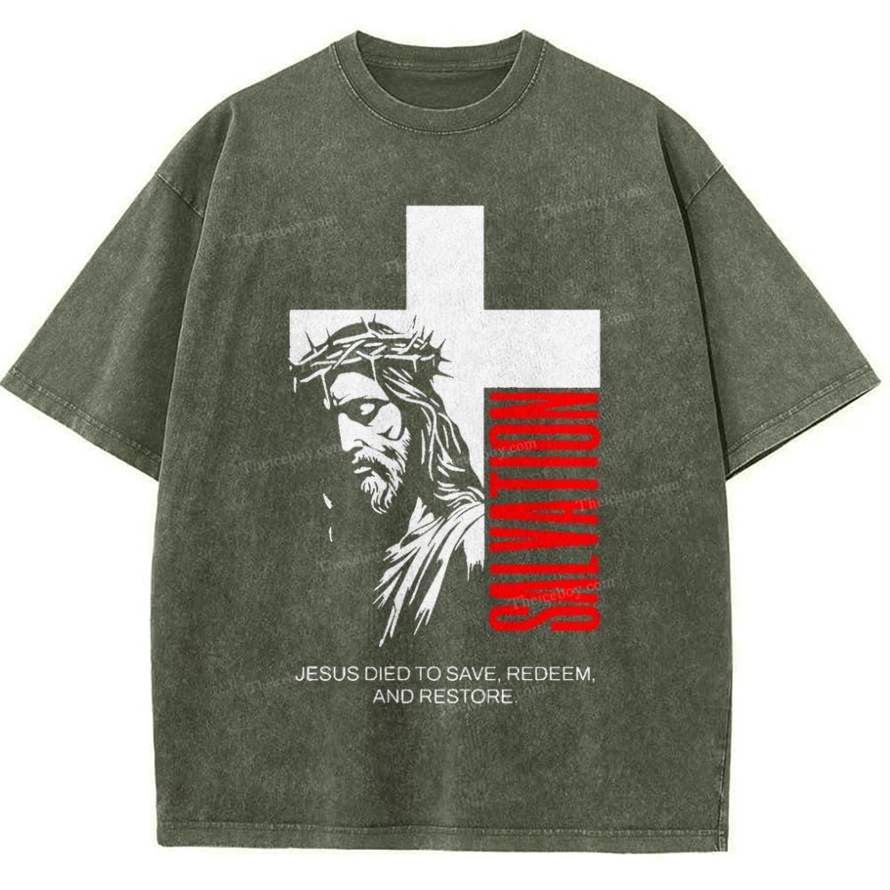 Salvation Snowflake Vintage Washed T-Shirt
