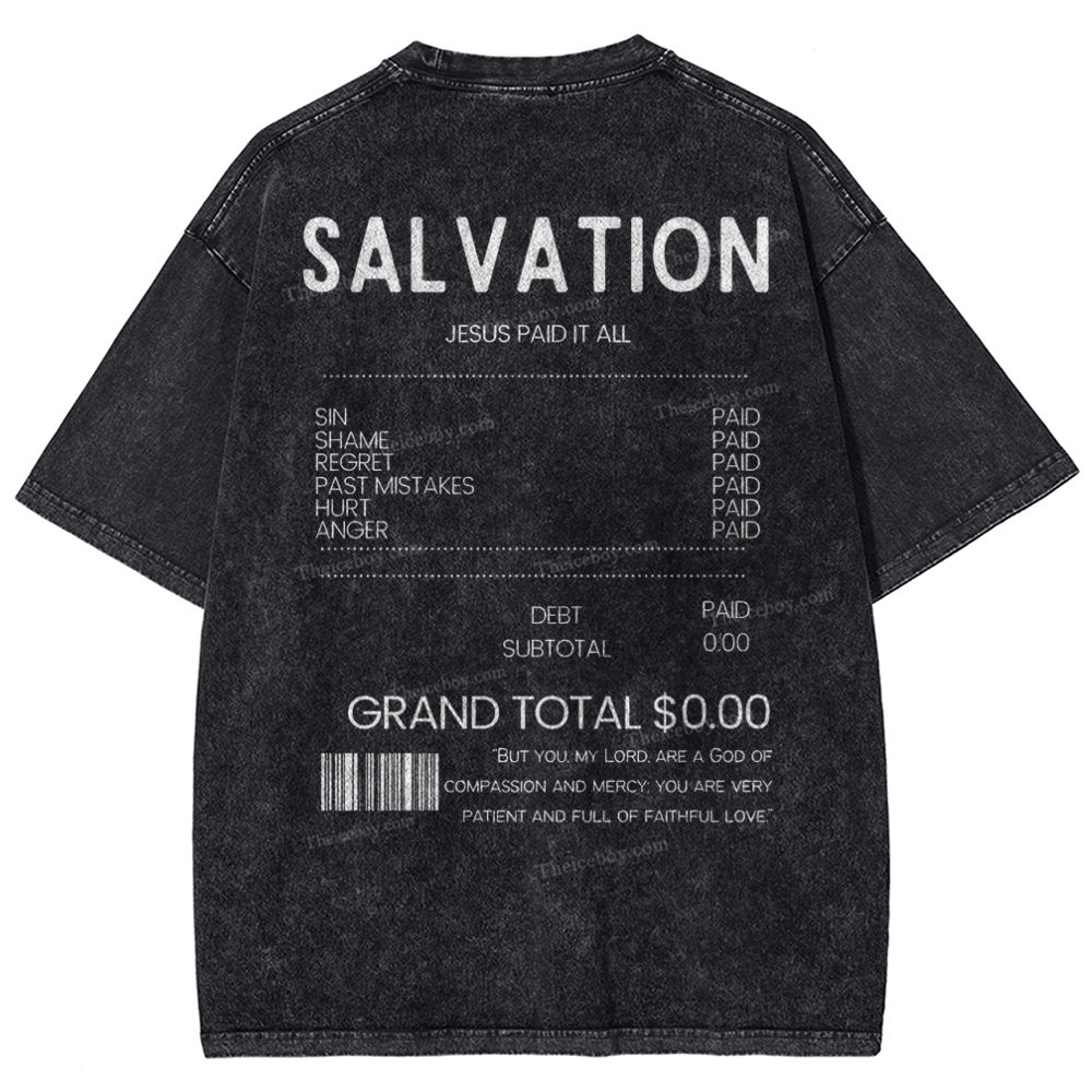 Salvation Snowflake Vintage Washed T-Shirt
