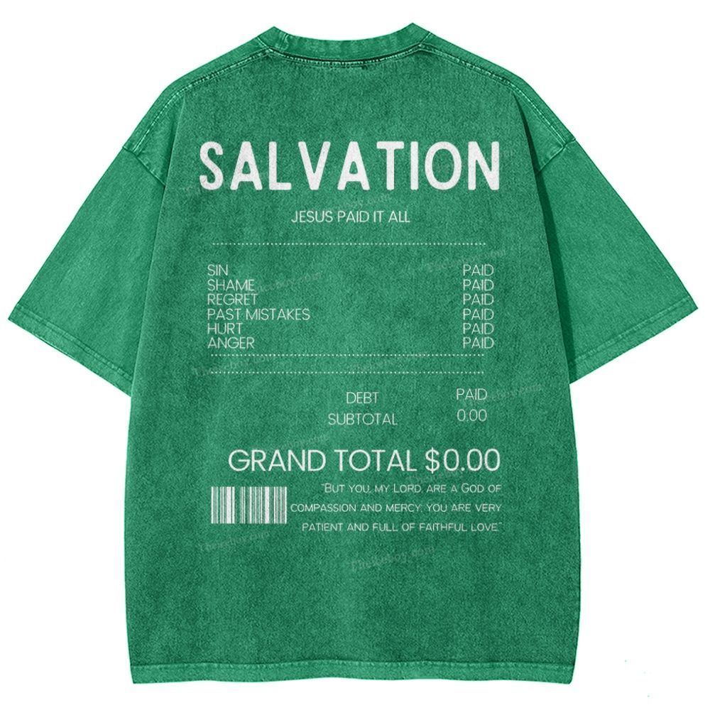 Salvation Snowflake Vintage Washed T-Shirt