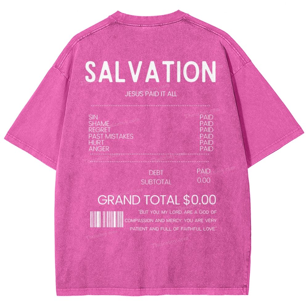 Salvation Snowflake Vintage Washed T-Shirt