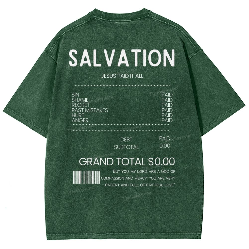 Salvation Snowflake Vintage Washed T-Shirt