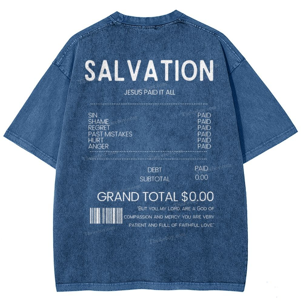 Salvation Snowflake Vintage Washed T-Shirt