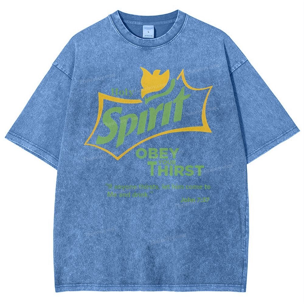 Spirit Christian Snowflake Vintage Washed T-Shirt