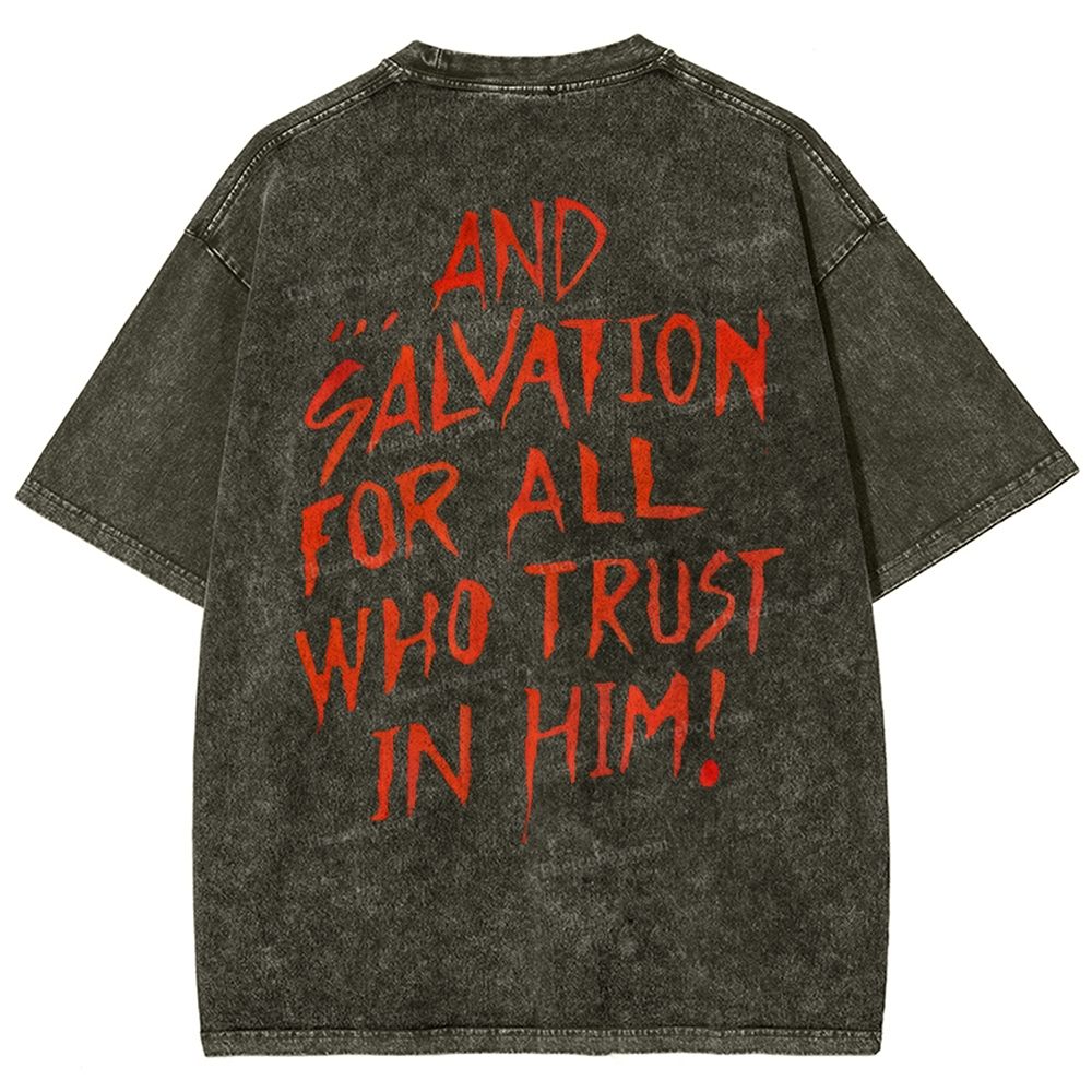 Messiah Christian Snowflake Vintage Washed T-Shirt