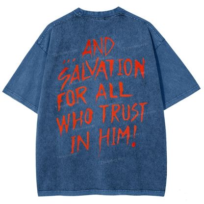 Messiah Christian Snowflake Vintage Washed T-Shirt