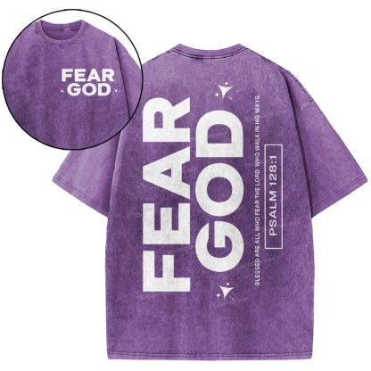 Fear God Christian Snowflake Vintage Washed T-Shirt