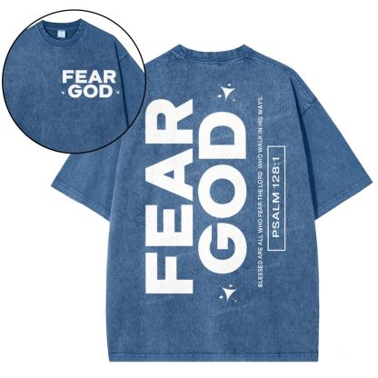 Fear God Christian Snowflake Vintage Washed T-Shirt