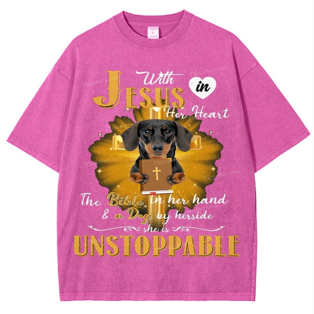 Snowflake Vintage Cotton T-Shirt 2502009414