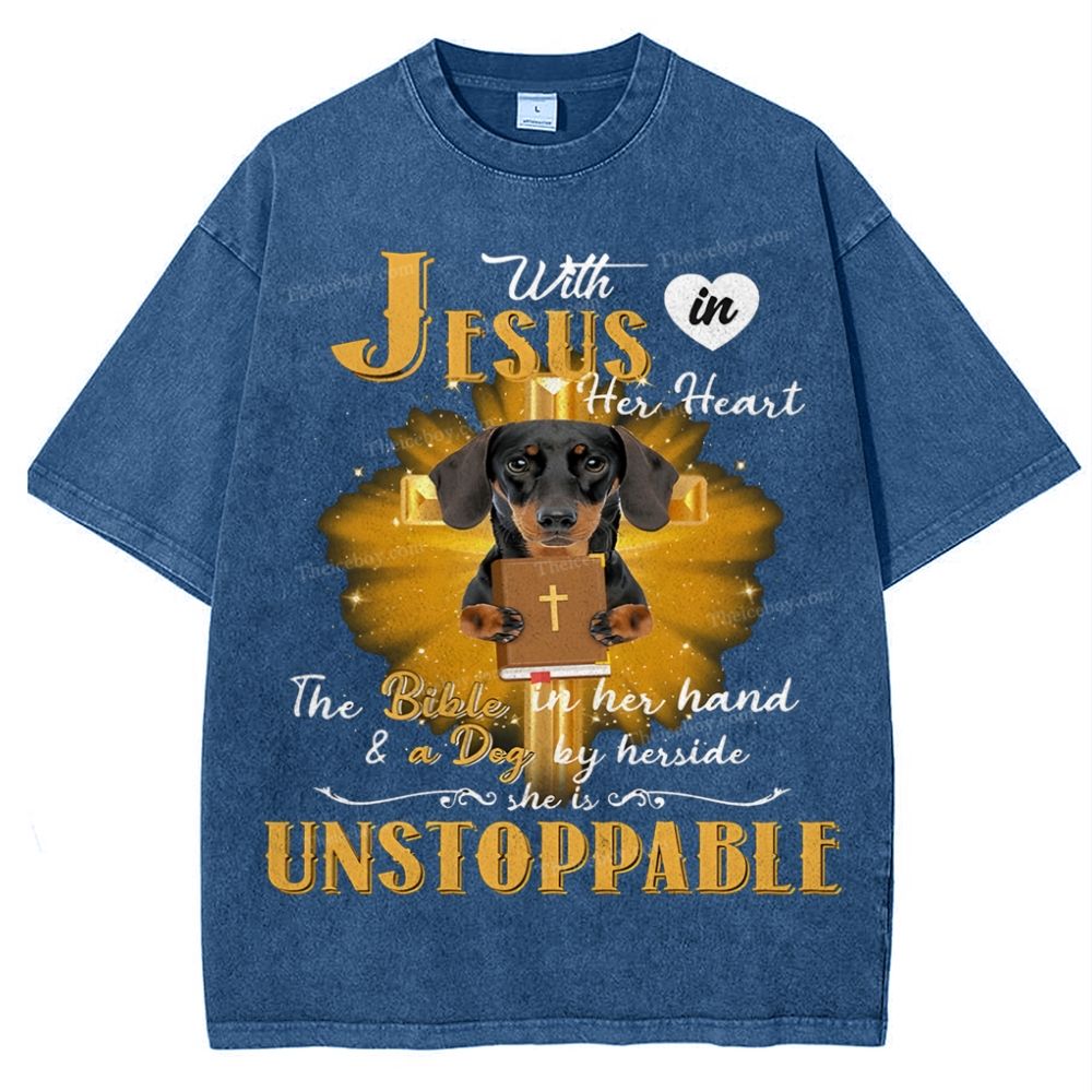 Snowflake Vintage Cotton T-Shirt 2502009414