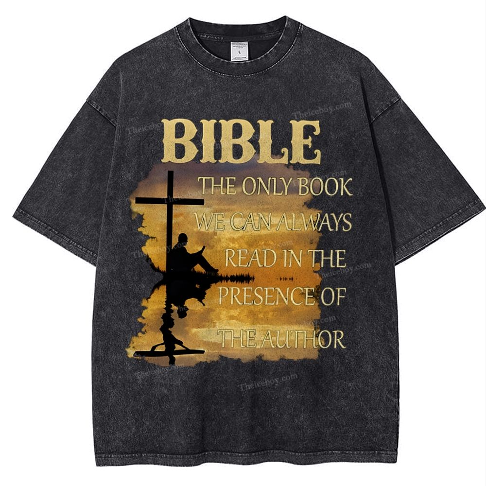 Bible Snowflake Vintage Washed T-Shirt