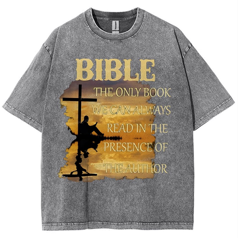 Bible Snowflake Vintage Washed T-Shirt