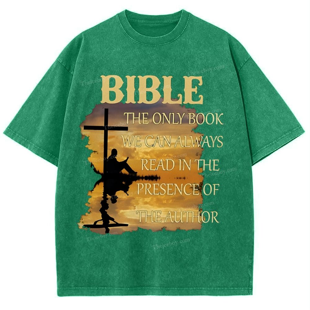 Bible Snowflake Vintage Washed T-Shirt