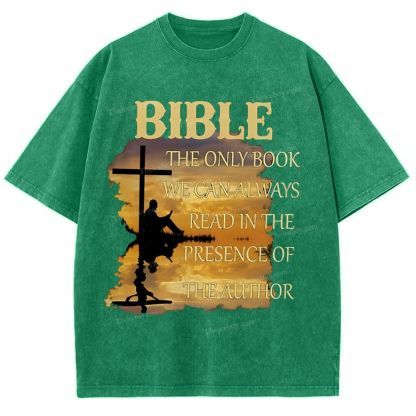 Bible Snowflake Vintage Washed T-Shirt