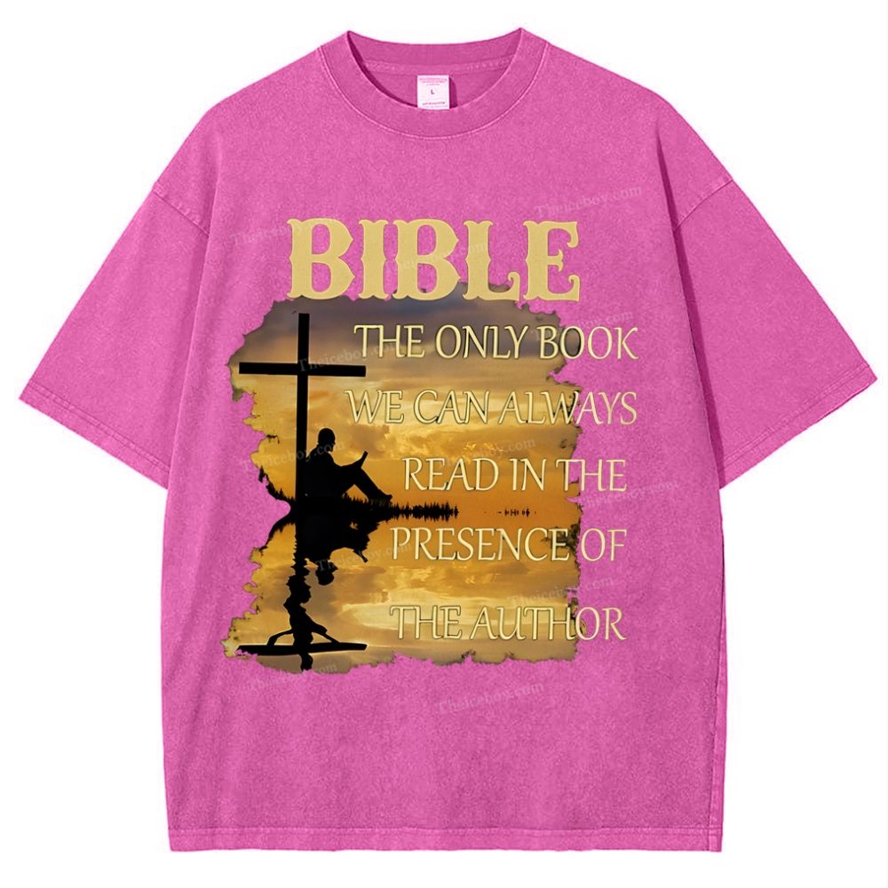 Bible Snowflake Vintage Washed T-Shirt