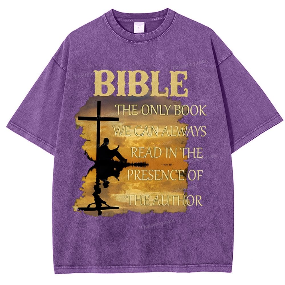 Bible Snowflake Vintage Washed T-Shirt
