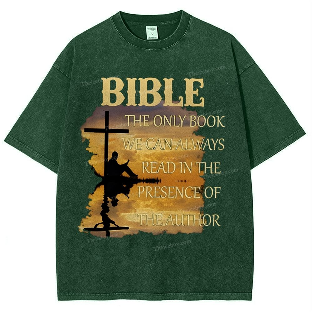 Bible Snowflake Vintage Washed T-Shirt