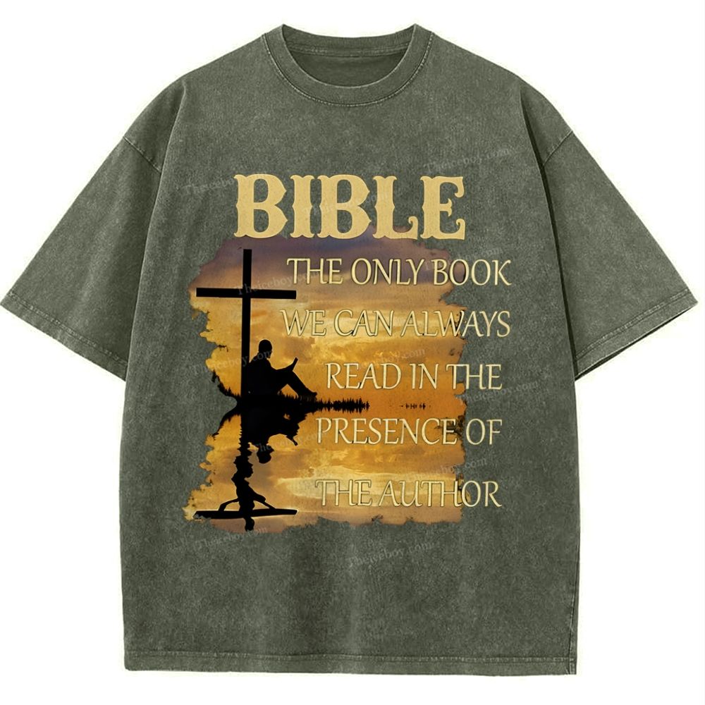 Bible Snowflake Vintage Washed T-Shirt