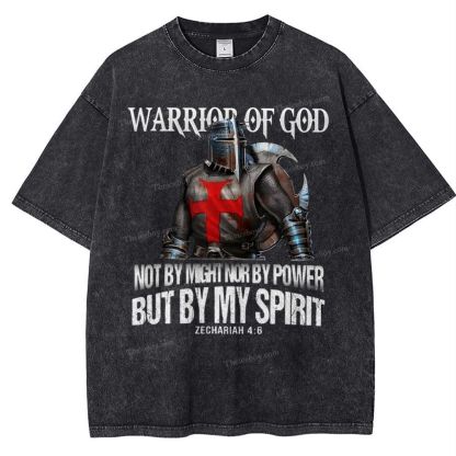 Warrior Of God Snowflake Vintage Washed T-Shirt