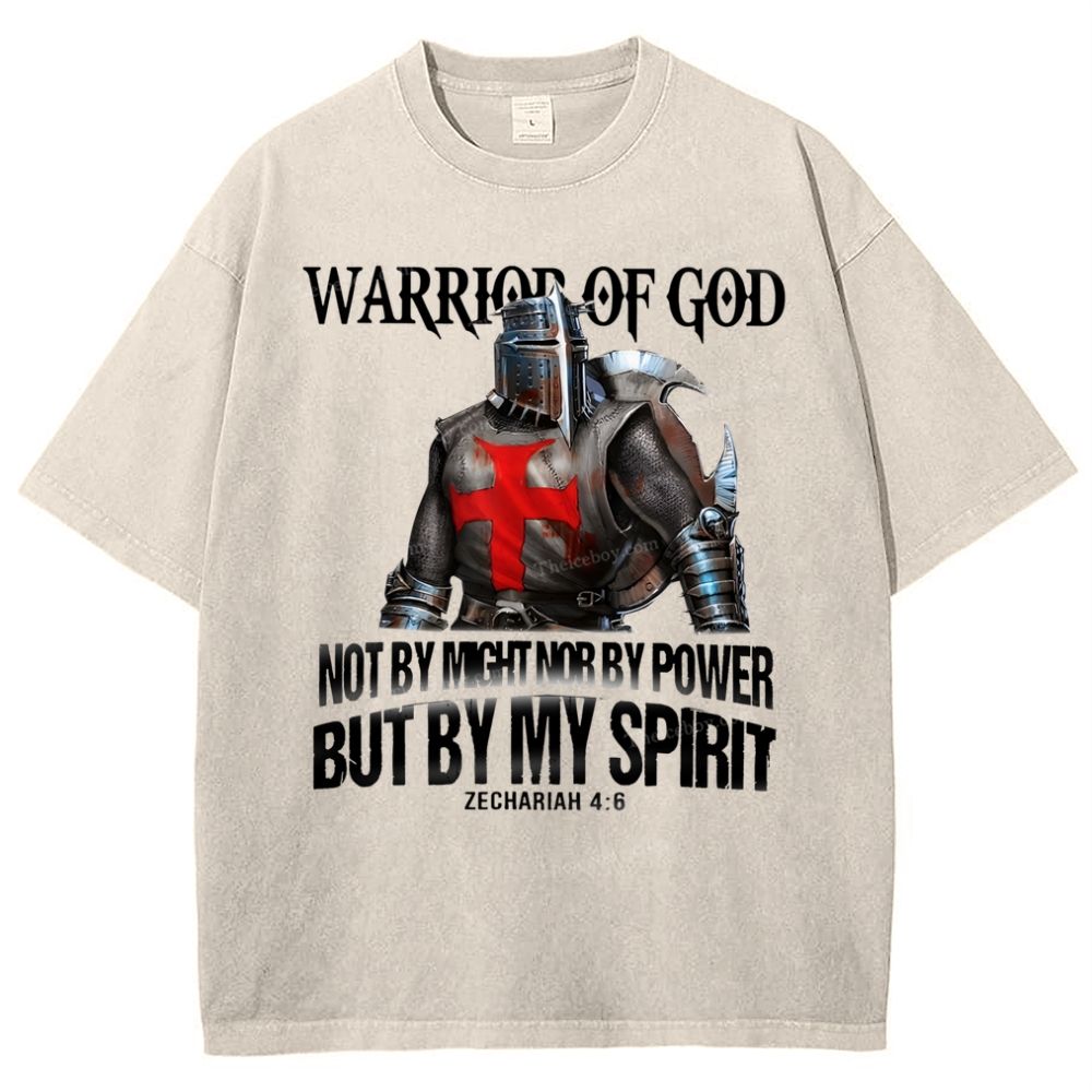 Warrior Of God Snowflake Vintage Washed T-Shirt
