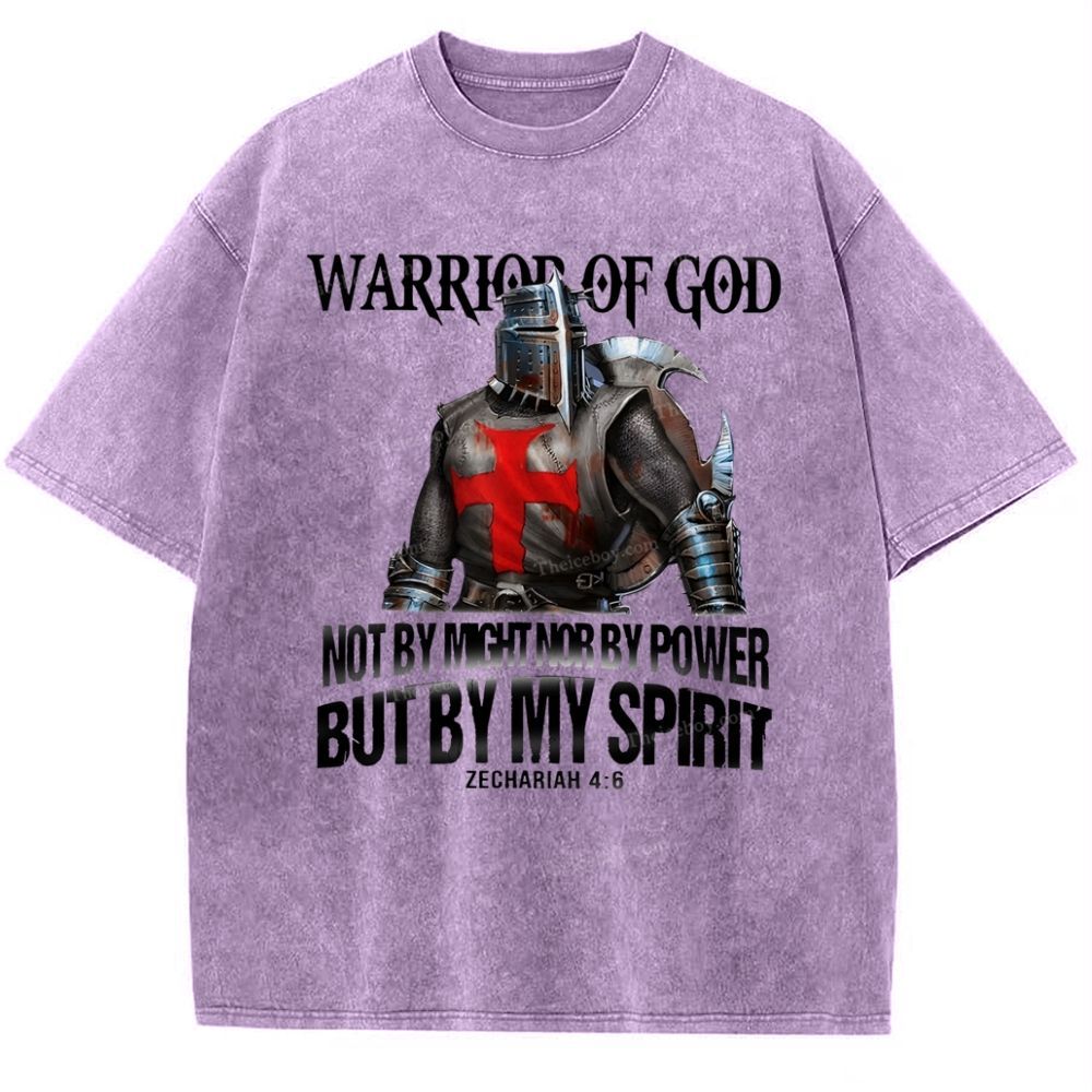 Warrior Of God Snowflake Vintage Washed T-Shirt