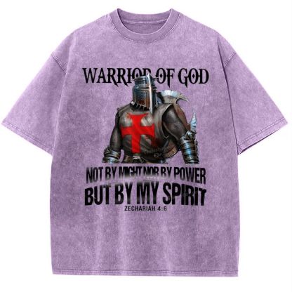 Warrior Of God Snowflake Vintage Washed T-Shirt