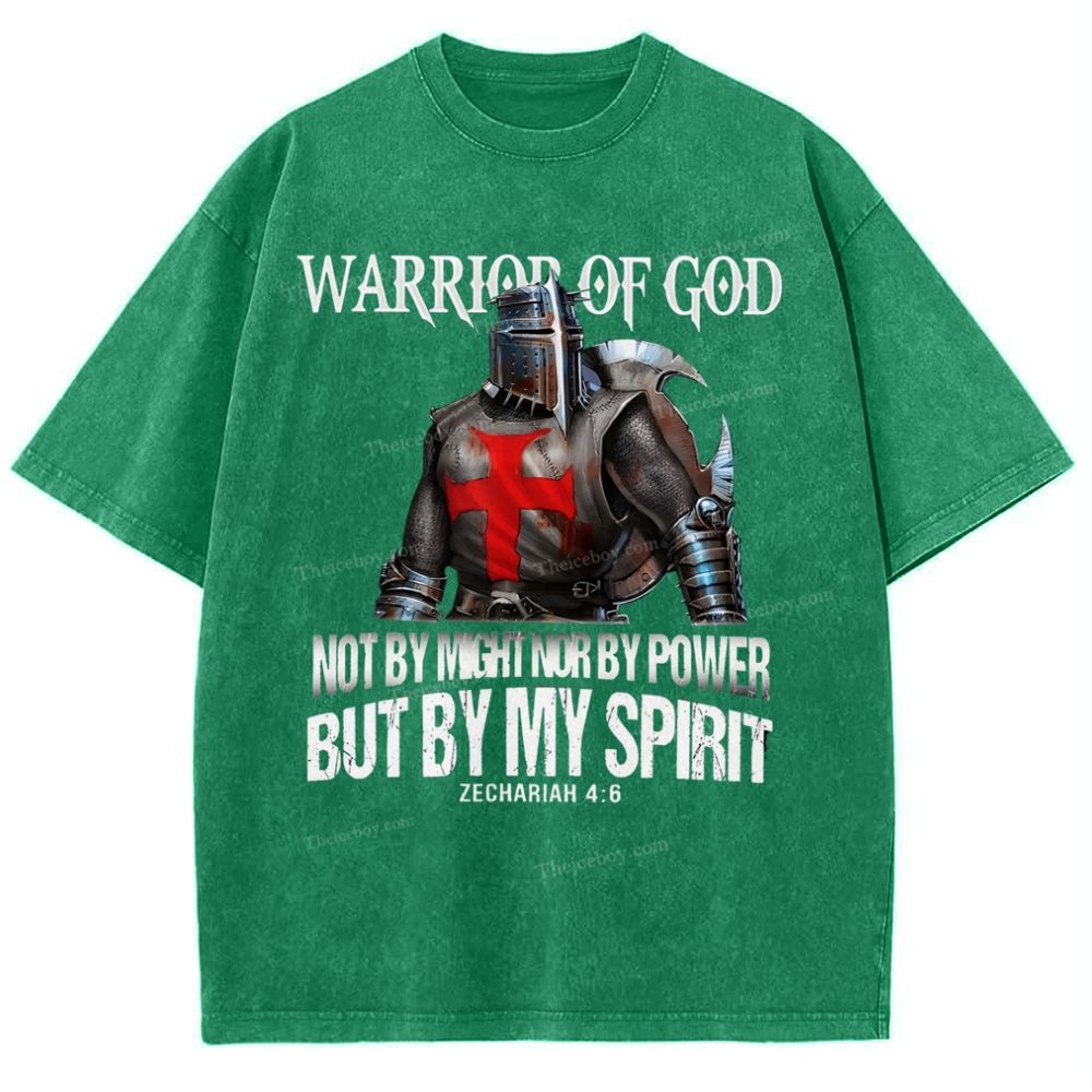 Warrior Of God Snowflake Vintage Washed T-Shirt
