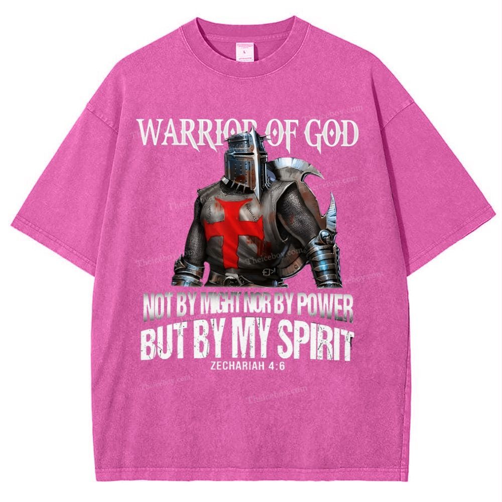 Warrior Of God Snowflake Vintage Washed T-Shirt