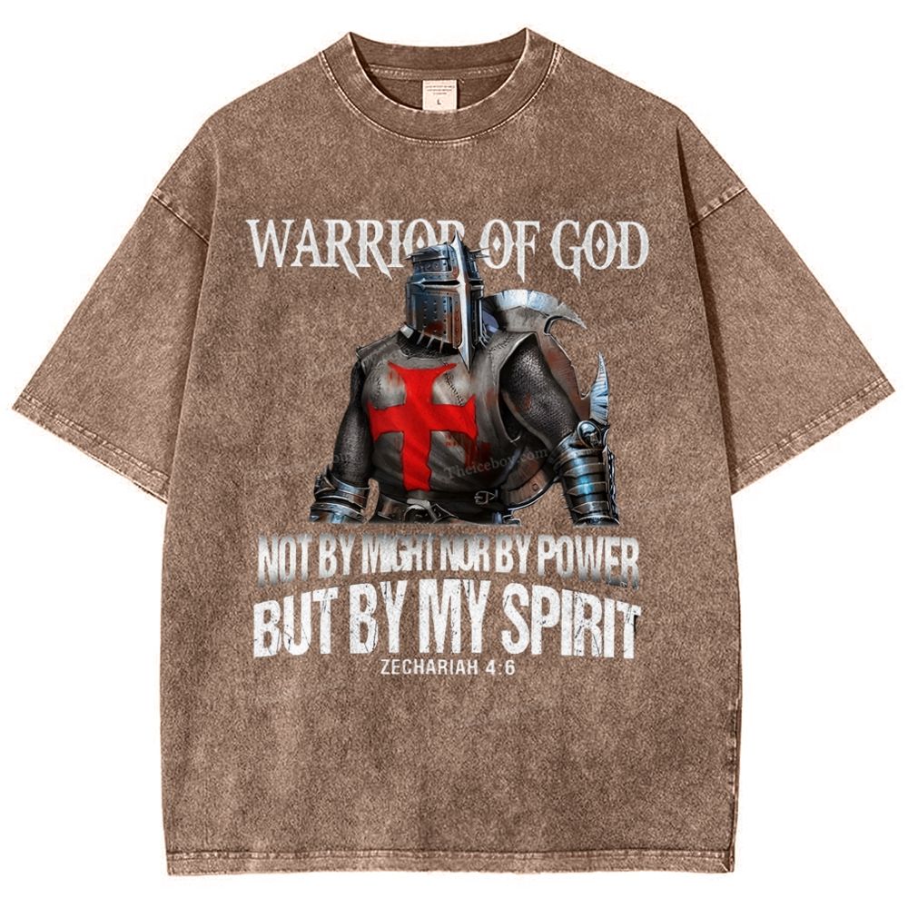 Warrior Of God Snowflake Vintage Washed T-Shirt