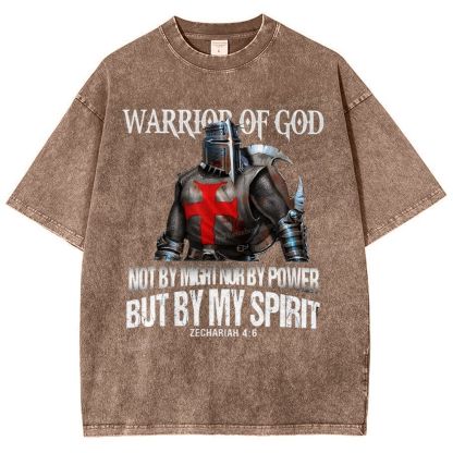 Warrior Of God Snowflake Vintage Washed T-Shirt