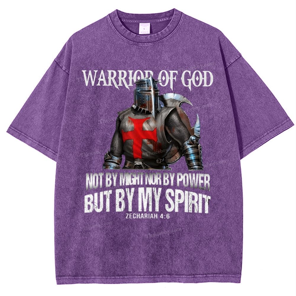 Warrior Of God Snowflake Vintage Washed T-Shirt