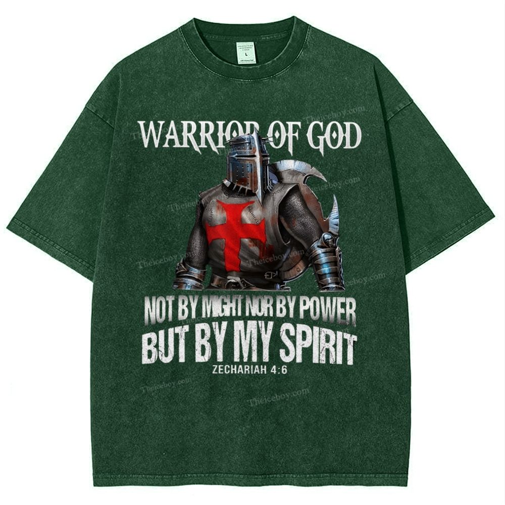 Warrior Of God Snowflake Vintage Washed T-Shirt