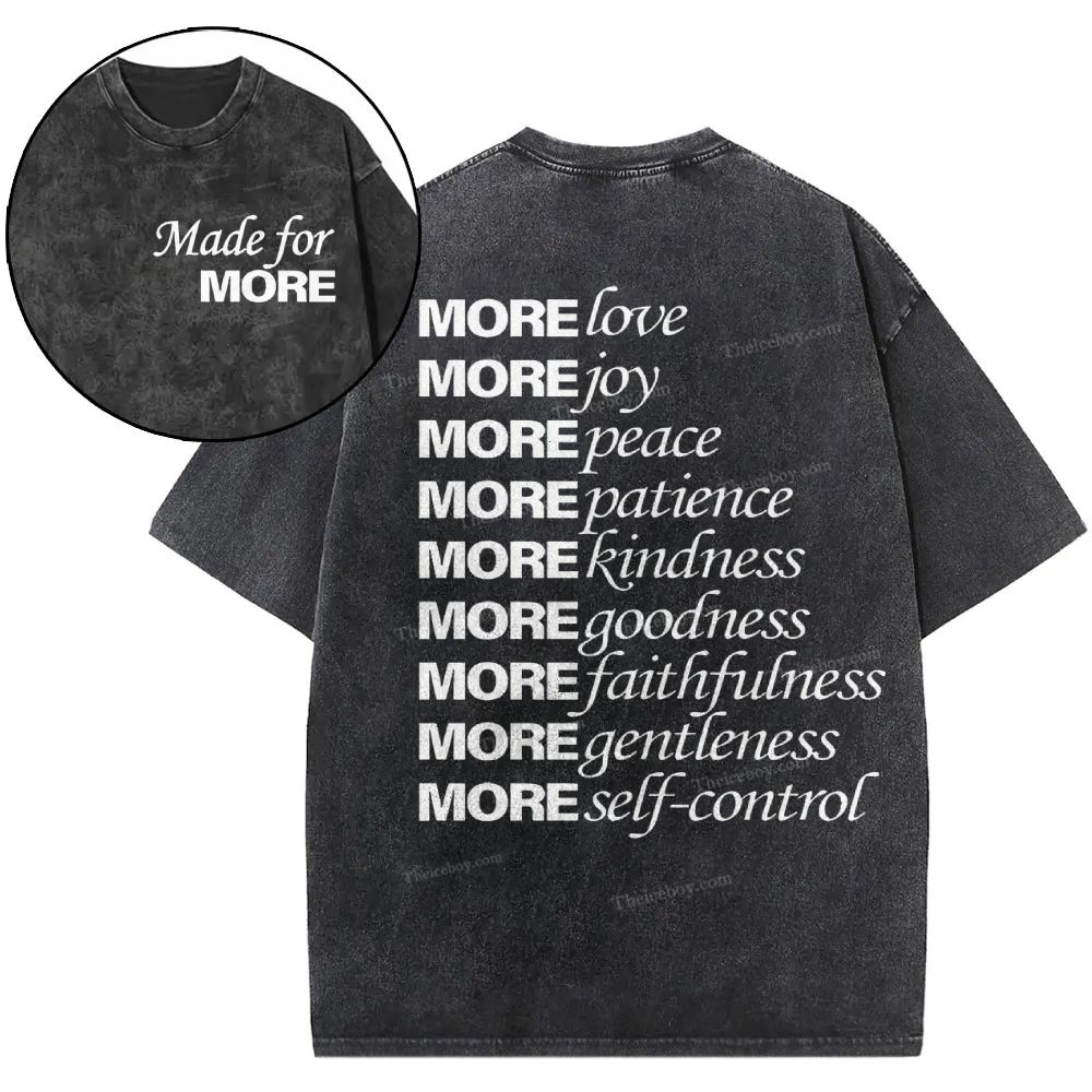 Made For More Christian Snowflake Vintage Washed T-Shirt