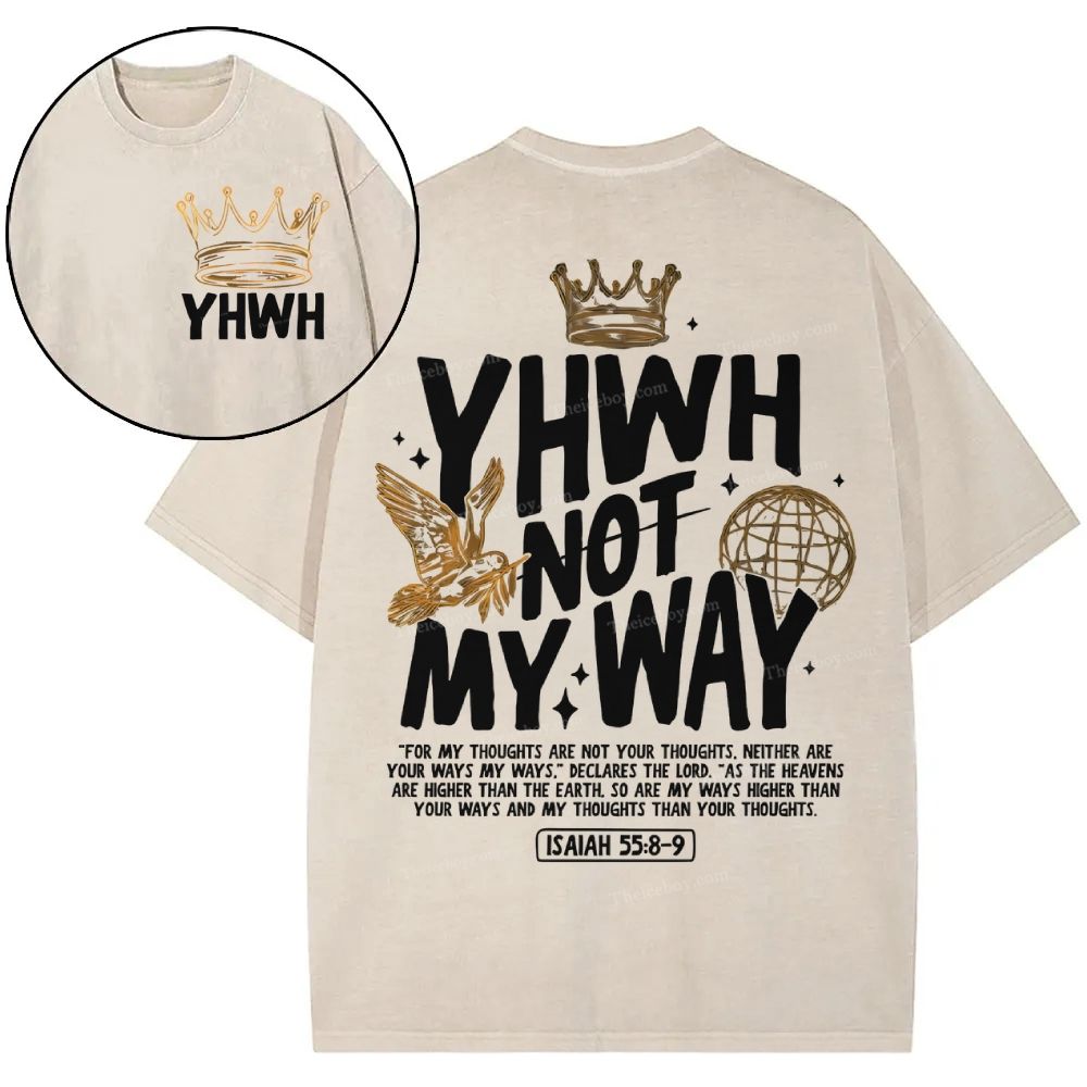 Snowflake Vintage Cotton T-Shirt 2502009472