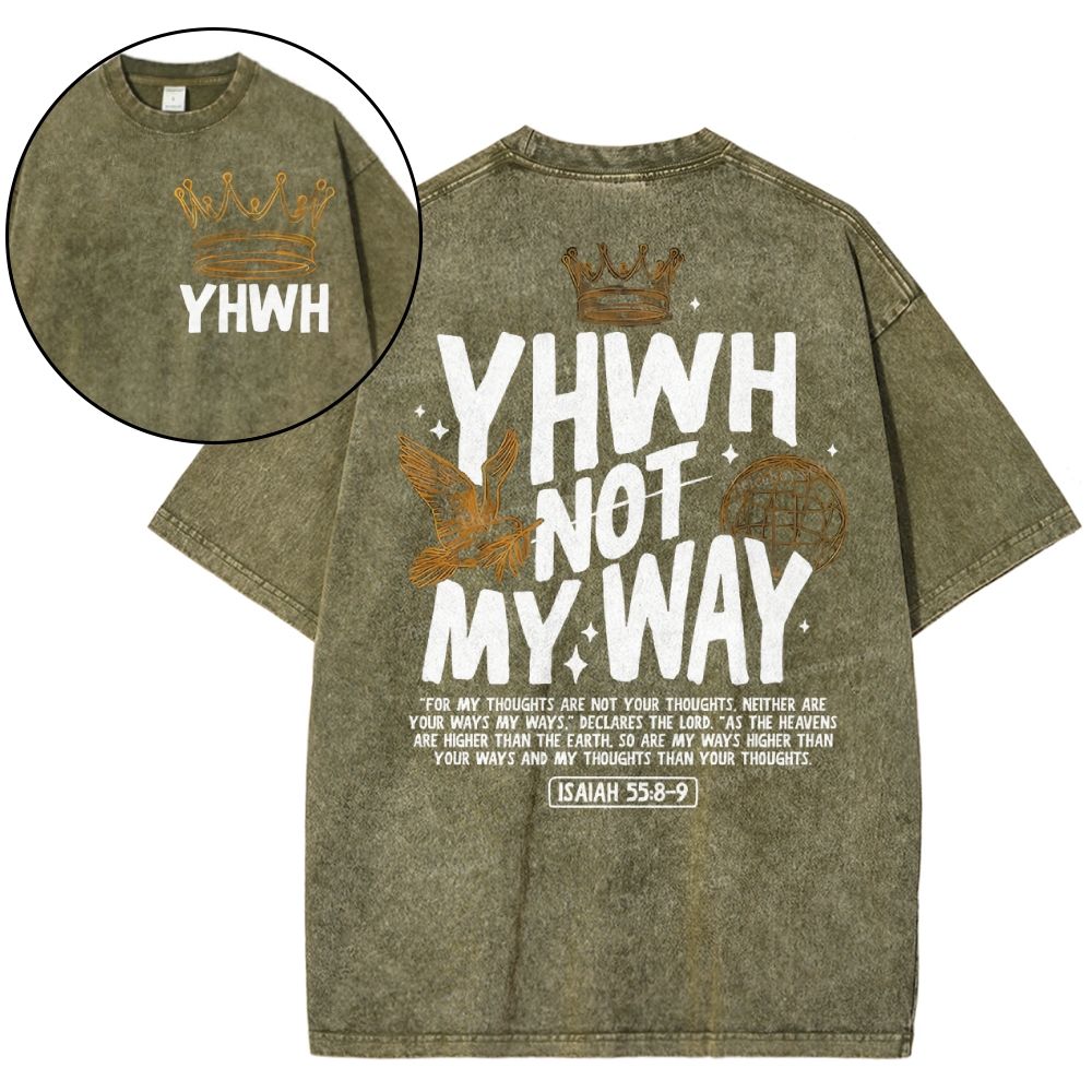 Snowflake Vintage Cotton T-Shirt 2502009472