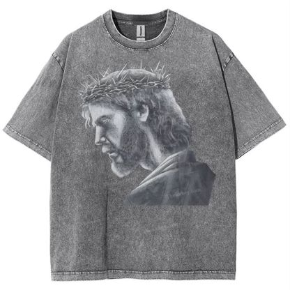 Jesus Snowflake Vintage Washed T-Shirt