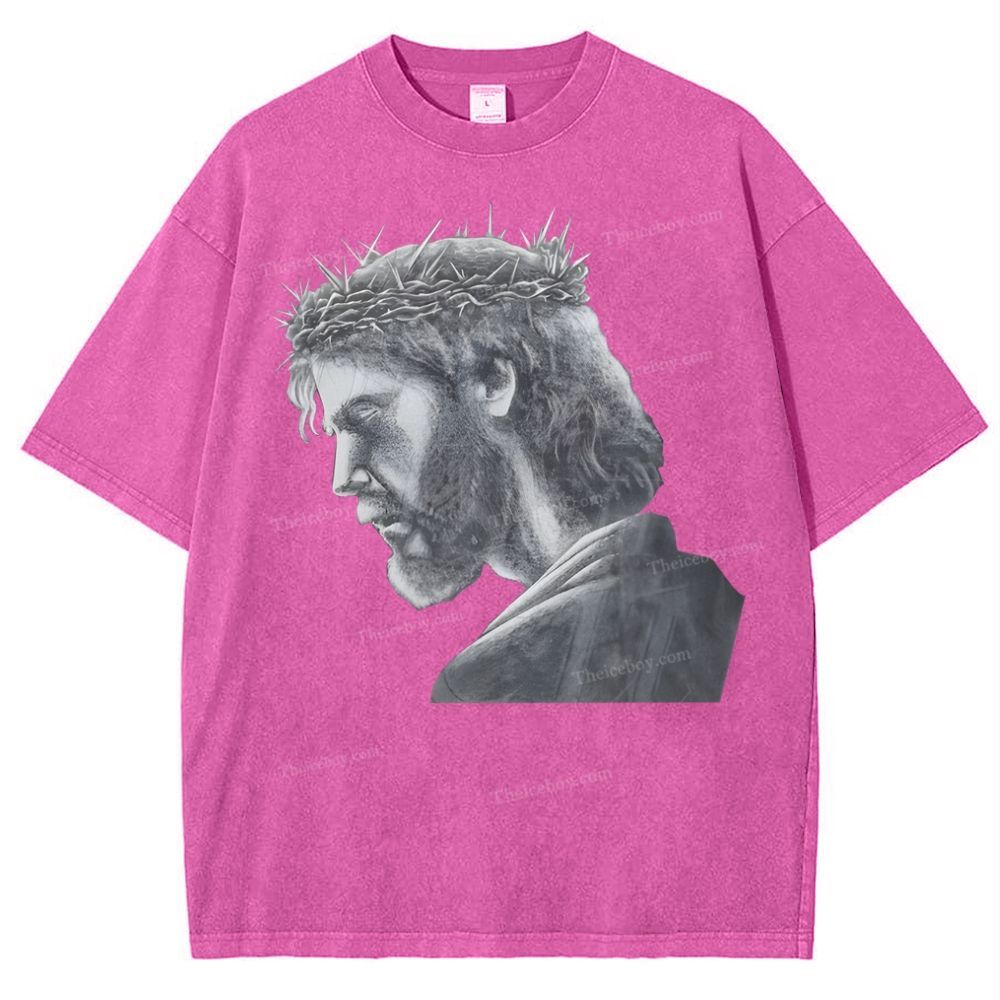 Jesus Snowflake Vintage Washed T-Shirt
