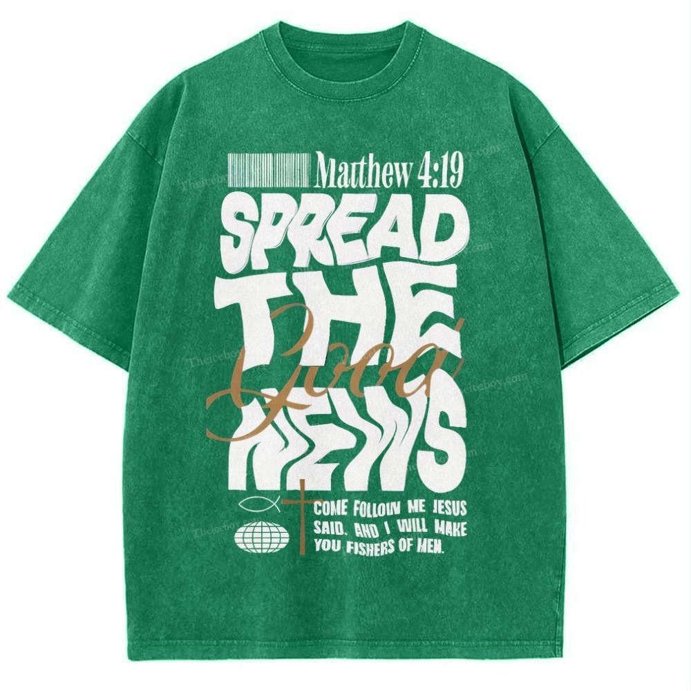 Spread The News Snowflake Vintage Washed T-Shirt