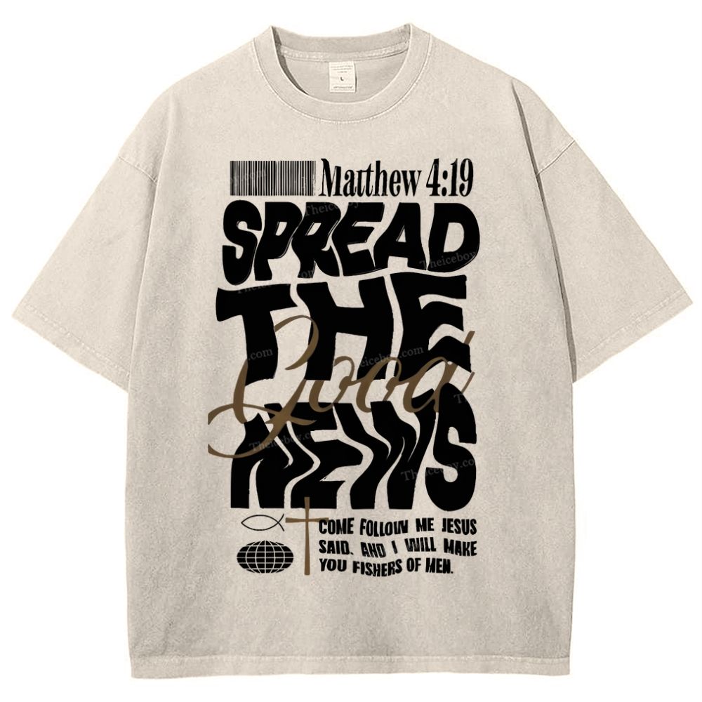 Spread The News Snowflake Vintage Washed T-Shirt