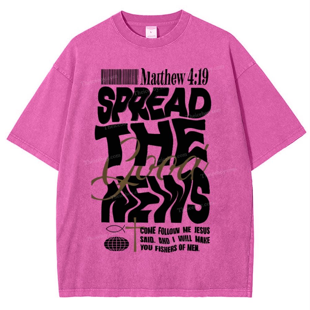 Spread The News Snowflake Vintage Washed T-Shirt