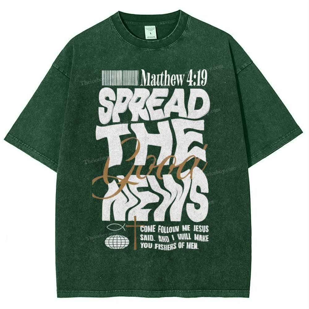 Spread The News Snowflake Vintage Washed T-Shirt