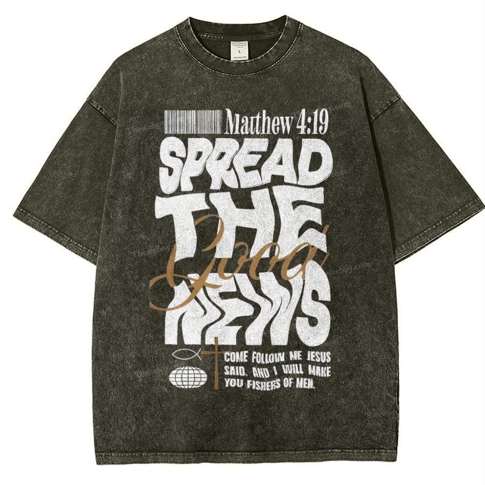 Spread The News Snowflake Vintage Washed T-Shirt