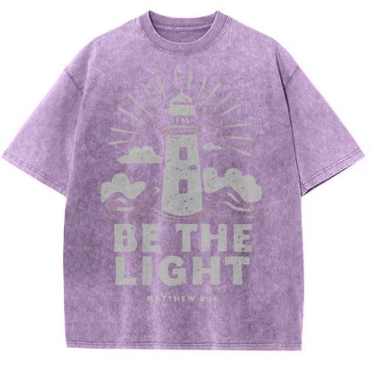 Be The Light Snowflake Vintage Washed T-Shirt
