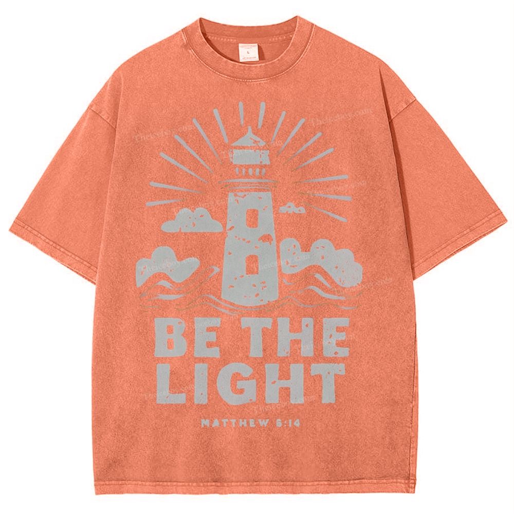 Be The Light Snowflake Vintage Washed T-Shirt