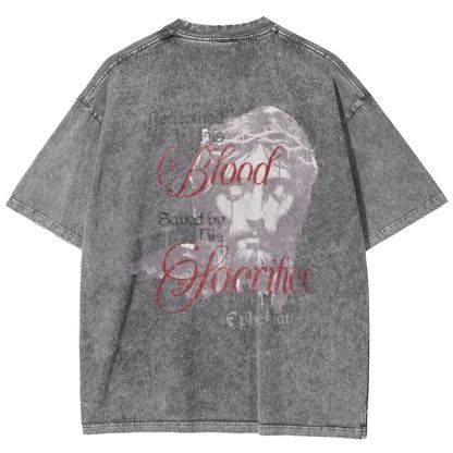 Blood Sacrifice Snowflake Vintage Washed T-Shirt